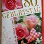 Geburtstagskarte 80 Vorlage Gut Geburtstagskarte 80 Jahre