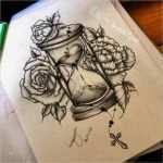 Gedenk Tattoos Vorlagen Erstaunlich Collection Of 25 Roses and Hourglass Tattoo Designs