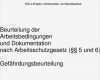 Gefährdungsbeurteilung Nach 5 Arbeitsschutzgesetz Vorlage Gut Beurteilung Der Arbeitsbedingungen Und Dokumentation Nach