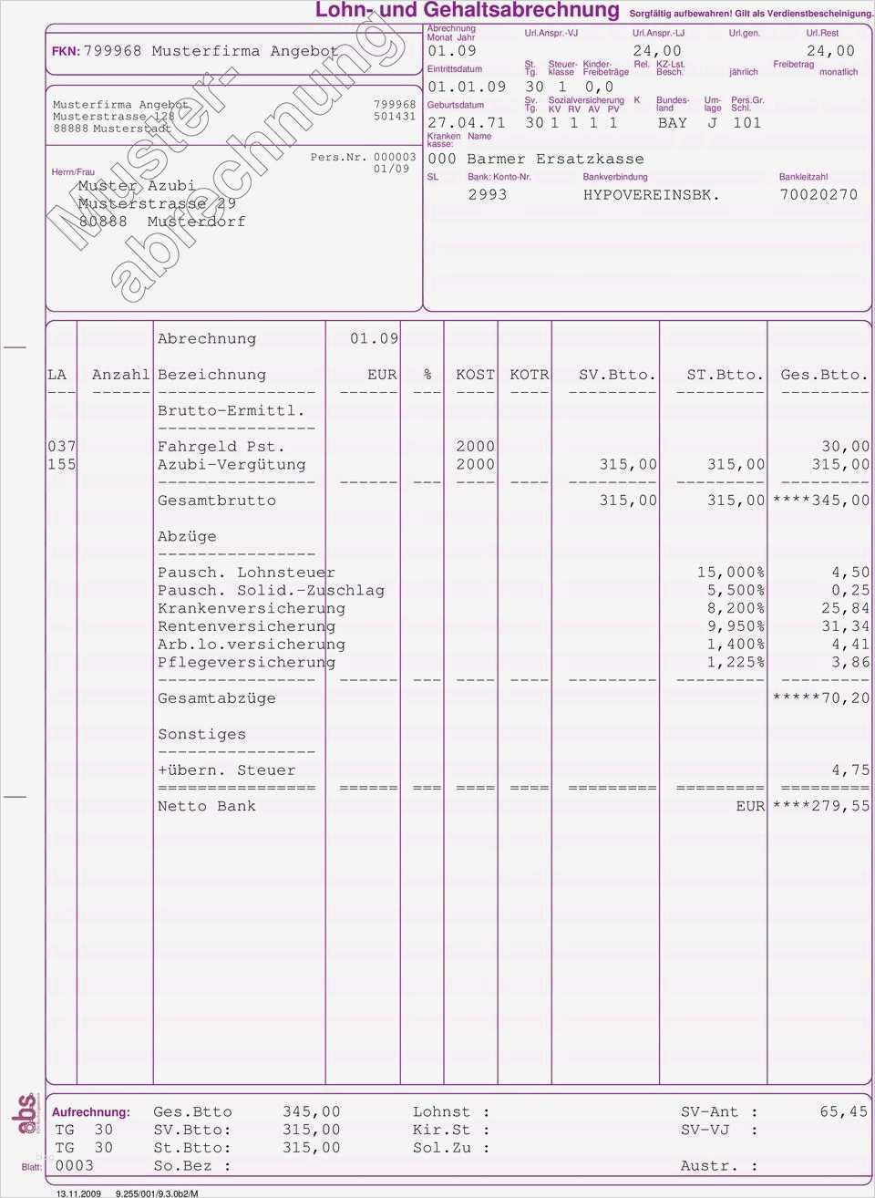 Nett Gehaltsabrechnung Vorlage Ideen Bilder für das