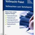 Generalvollmacht Vorlage Word Genial Vollmacht Paket