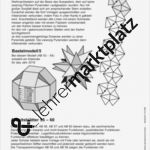 Geometrische Körper Basteln Vorlagen Einzigartig Wir Basteln Geometrische Körper – Mathematik