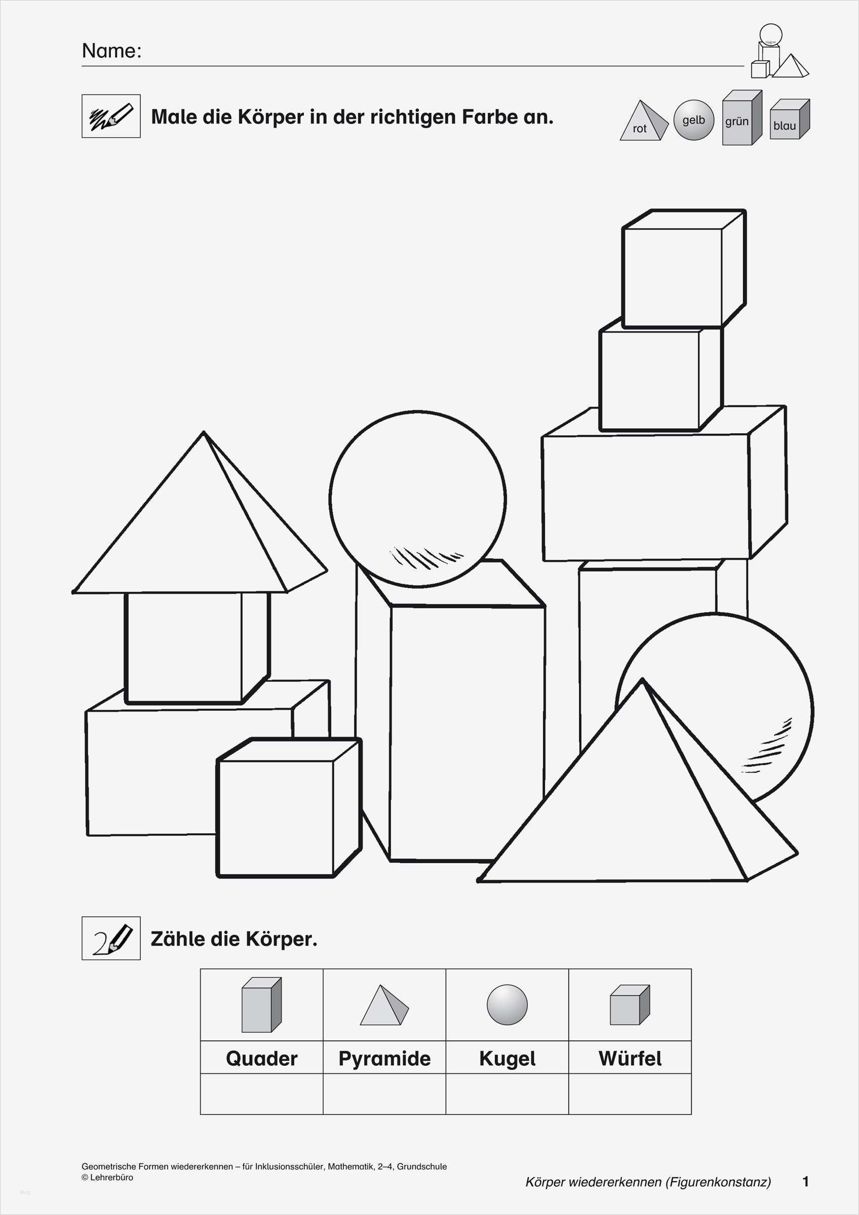 Geometrische Körper Basteln Vorlagen Elegant ...