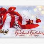 Geschenkgutschein Vorlagen Weihnachten Elegant X288fg Multicolor Gutschein Mit Folienglanzeffekt