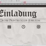 Gimp Vorlagen Inspiration Tutorial Einladung Im Zeitungsstil Gestalten Saxoprint Blog