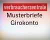 Girokonto Kündigen Vorlage Pdf Best Of Verbraucherzentrale Musterbriefe Girokonto Download