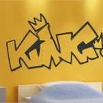 Graffiti Schrift Vorlagen Angenehm Wandtattoo King König Wandtattoos