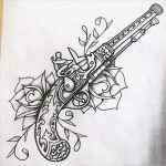 Gravur Motive Vorlagen Inspiration Guns and Roses Shaded by Onfire4himviantart On