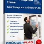 Gründungskonzept Vorlage Schön Businessplan Glaser • De Businessplan Download