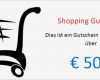 Gutschein 44 Euro Vorlage Cool Gutschein Zum Shopping Ber 50 Euro Zum Ausdrucken