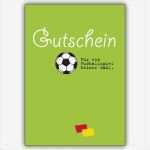 Gutschein Für Ein Frühstück Vorlage Kostenlos Hübsch Cooler Fußball Gutschein Blanko Für Ein Fußballspiel