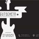 Gutschein Gitarrenunterricht Vorlage Best Of Gutscheine Für Gitarrenunterricht