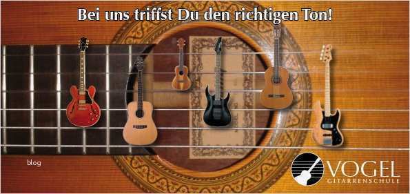 Gitarrenschule Vogel Unterricht Musikschule