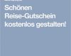 Gutschein Reise Vorlage Erstaunlich Schönen Reise Gutschein Kostenlos Gestalten