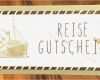 Gutschein Reise Vorlage Neu Reise Gutschein &quot;ticket Style&quot; Travel Voucher T