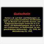 Gutschein Vorlage Geburtstag Lustig Schön Lustige Gutschein Karte Blanko Für Falsch Parker – Nicht