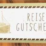 Gutschein Vorlage Reise Fabelhaft Reise Gutschein „ticket Style“ – Travel Voucher T