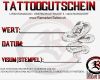 Gutschein Vorlage Tattoo Angenehm Tattoo Gutschein Vorlage Prime Gutscheincode