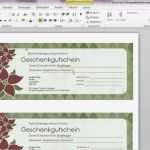 Gutschein Vorlage Word Best Of Gutschein Vorlage Word Genial Word Geschenkgutscheine