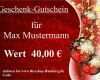 Gutschein Vorlagen Weihnachten Einzigartig Gutschein Weihnacht 40