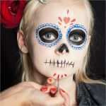 Halloween Schminken Vorlagen Schön Halloween Kinder Schminken Da De Los Muertos Make Up