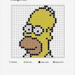 Hama Bügelperlen Vorlagen Hübsch Bügelperlen Vorlagen Simpsons Perler Bead Patterns T