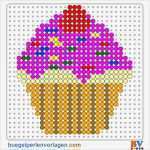 Hama Bügelperlen Vorlagen Luxus Cupcake Bügelperlen Vorlage Pyssla Hama