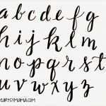 Hand Lettering Vorlagen Download Wunderbar Basic Hand Lettering Alphabet Practice Amy Latta Creations