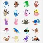 Handabdruck Bilder Vorlagen Fabelhaft Handprints Pdf