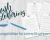 Handlettering Vorlagen Kostenlos Elegant Brush Lettering Lernen