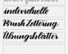 Handlettering Vorlagen Kostenlos Hübsch Übungsblatt Für Brush Lettering