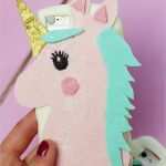 Handyhüllen Vorlage Zum Ausdrucken Inspiration Diy Handyhüllen Aus Silikon Selber Machen Einhorn &amp; Donut