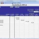 Haushaltsbuch Excel Vorlage Kostenlos Erstaunlich Excel Vorlage Haushaltsbuch 2009 Download