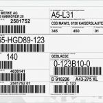 Herma Special Etiketten Vorlage Großartig Labels Vda 4902 Odette Label Global Transport Label