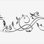 Hochzeitseinladungen Vorlagen Word Fabelhaft Wandtattoo Elegantes ornament Mit Blättern Wandtattoos