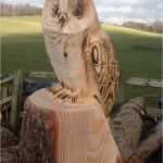 Holzschnitzen Vorlagen Genial Chainsaw Carved Owl Ebay