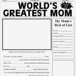 Indesign Gutschein Vorlage Gut Free Printable Mother S Day Newspaper Template