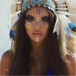 Indianer Schminken Vorlage Erwachsene Einzigartig Native Indian Make Up Halloween Pinterest