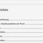 Inhaltsverzeichnis Bachelorarbeit Vorlage Luxus Wie Erstelle Ich In Word Ein Inhaltsverzeichnis