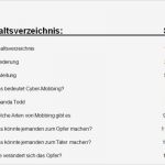 Inhaltsverzeichnis Vorlage Schönste Preview