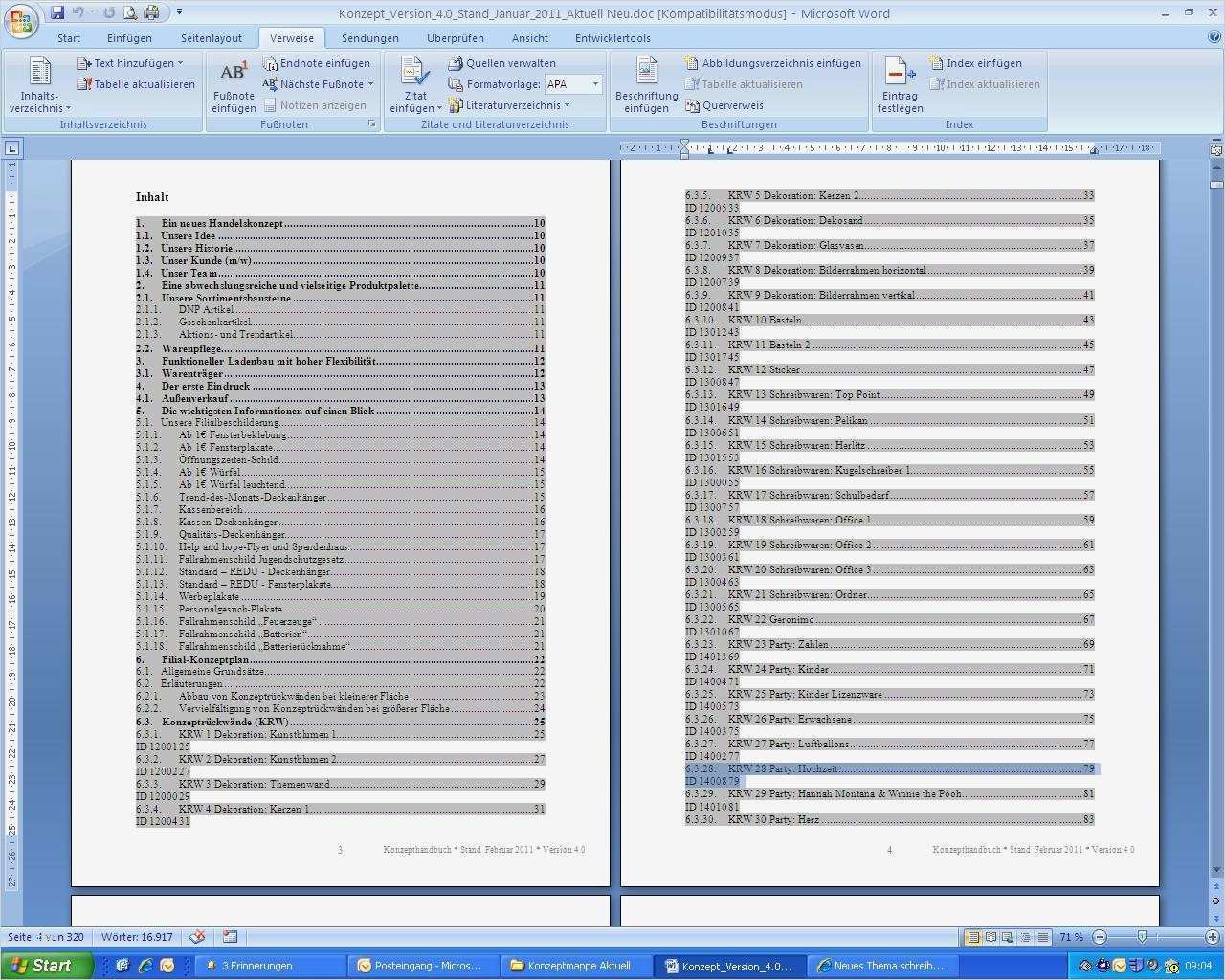 Inhaltsverzeichnis Word 2010 Vorlage Wunderbar Mietvertrag Kostenlose