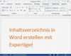 Inhaltsverzeichnis Word 2010 Vorlage Erstaunlich Inhaltsverzeichnis In Word so Geht S