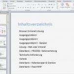 Inhaltsverzeichnis Word 2010 Vorlage Erstaunlich Powerpoint Inhaltsverzeichnis Automatisch Erstellen