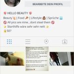 Instagram Biografie Vorlagen Erstaunlich Idee Für Instagram Biografie Beauty Insta