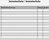 Inventarliste Vorlage Erstaunlich Inventurliste Pdf Vorlage