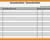 Inventur Vorlage Excel Kostenlos Neu 12 Inventarliste Muster