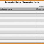 Inventurlisten Vorlage Excel Fabelhaft 9 Inventurlisten Kostenlos