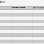 Inventurlisten Vorlage Excel Genial 6 Vorlage Telefonliste