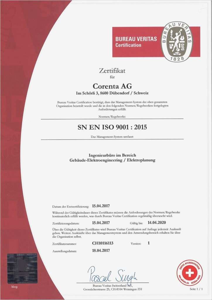 Qualitätsmanagement – ISO 9001 2015