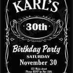 Jack Daniels Einladung Vorlage Großartig Printable Jack Daniels themed Birthday Party Invitation